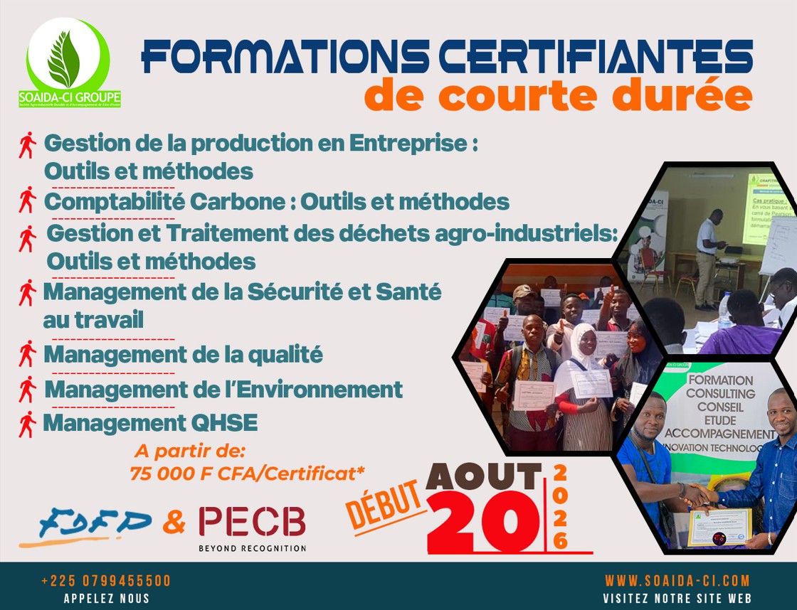 Formations certifiantes de courte durée